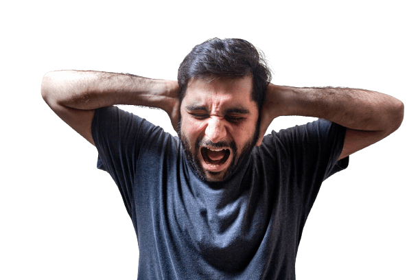 stress to strength challenge - overwhelmed man