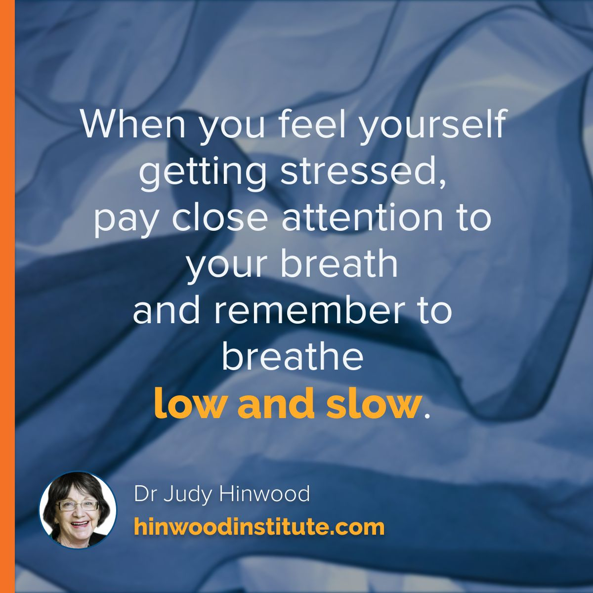 breathe low and slow - stress management