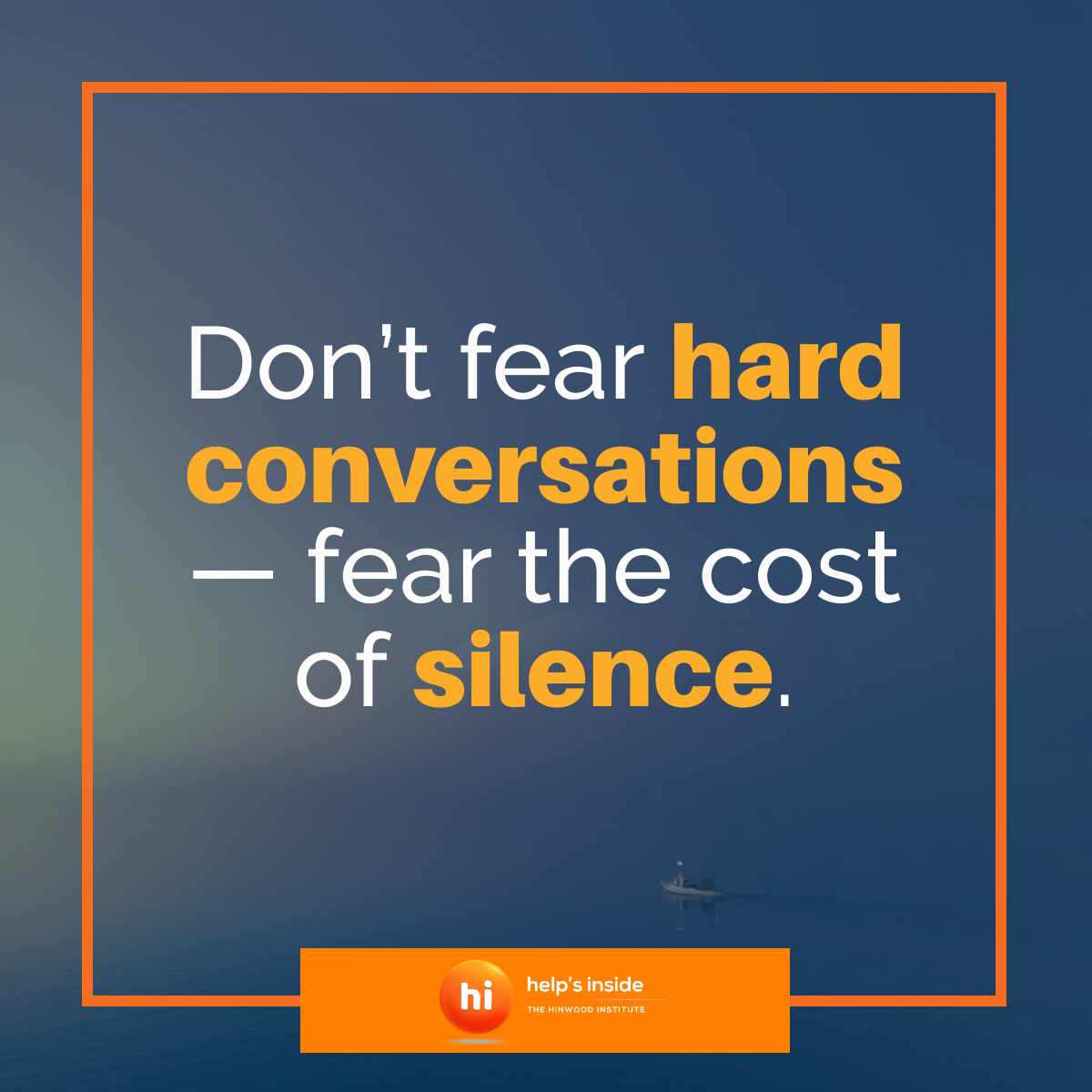 fear the cost of silence